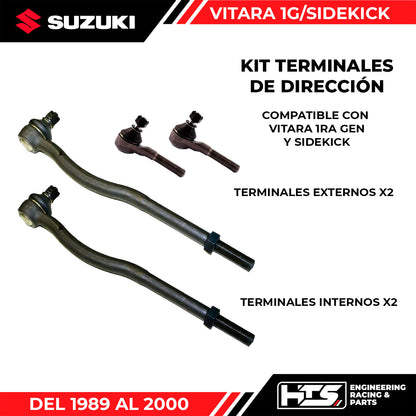 Kit Terminales dirección Vitara/Sidekick 89-00